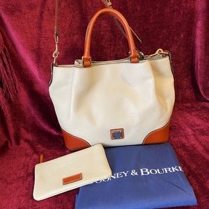Dooney & Bourke Pebble Grain Brenna satchel
